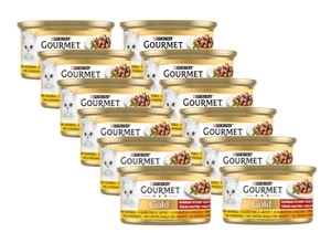 Purina Gourmet Gold vistas gaļa un aknas mērcē 12x85g
