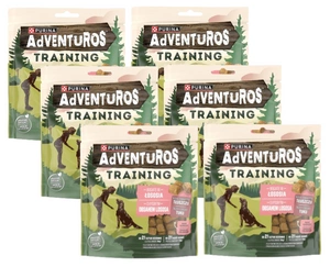 ADVENTUROS Training Lašiem bagāti suņu našķi 6x115g