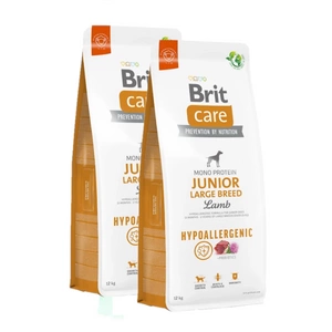 BRIT CARE Dog Hypoallergenic Junior Large Breed Lamb 12kg