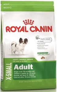 Royal Canin X-Small pieaugušajiem 1,5kg + barība suņiem