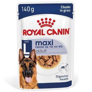 ROYAL CANIN Maxi Adult 10x140g mitrā barība mērcē pieaugušiem lielo šķirņu suņiem