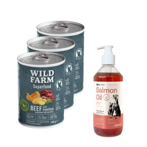 Wild Farm Superfood Beef 400g barība suņiem bez graudiem