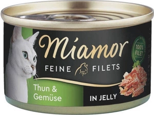 Miamor Feine Filets - želejas kārba 100g tuncis+dārzeņi