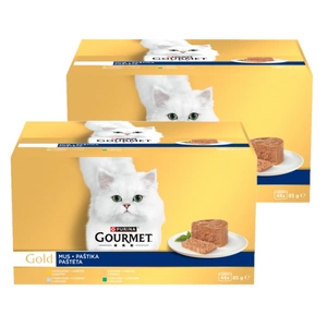 Purina Gourmet Gold kaķu barības putas 48 x 85 g