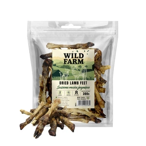 WILD FARM Žāvēti jēra nagi 300g suņu našķi
