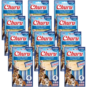 INABA Dog Churu (uz zivju bāzes) Tunzivju recepte 4x14g (56g)