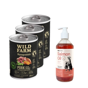 Wild Farm Monoprotein Pork 400g hipoalerģiska barība suņiem