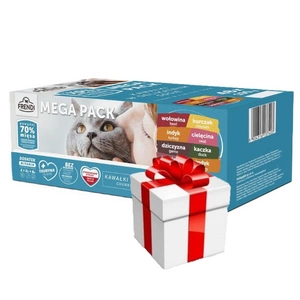 Frendi maisiņi kaķiem gaļas garšas mērcē 48x100g