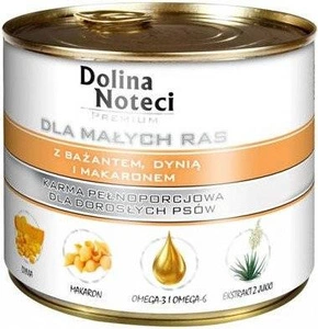 Dolina Noteci PREMIUM ar fazānu, ķirbjiem un makaroniem mazām šķirnēm 185g x6