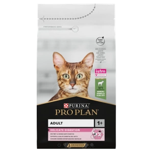 PRO PLAN Delicate Digestion Pieaugušo kaķu barība ar bagātīgu jēra gaļas piedevu 1,5kg