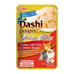 INABA Dashi Delights Delicate Flakes Vistas gaļa ar tunci un lasi 40g