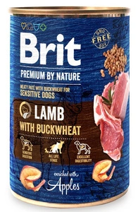 Brit Premium by Nature jēra gaļa ar BUCKWHEAT 400g