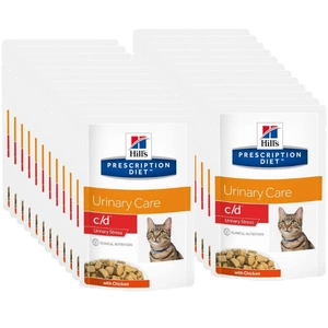 HILL'S PD Prescription Diet Feline c/d Urinary Stress Chicken 85g maisiņš