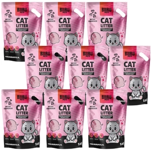 BUBU Pets Silikona nesapūstošais pakaišu pakaišs Micro Pink 7,2l