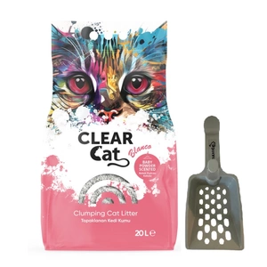 Clear Cat Blanco Baby Powder bentonīta pakaiši 20l