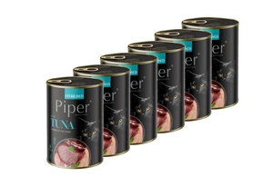 DOLINA NOTECI Piper sterilizētiem kaķiem ar tunci 6x400g