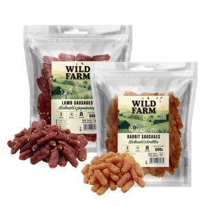 WILD FARM trušu desiņas 500g suņu našķi