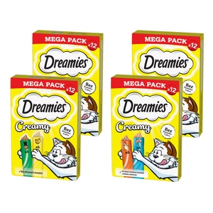 DREAMIES Krēmveida ar sieru un kaķumētru 12x10g