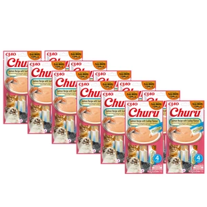 INABA CAT CHURU laši ar ķemmīšgliemenēm 4x14g