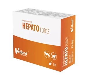 VETFOOD Hepatoforce 30 kapsulas.