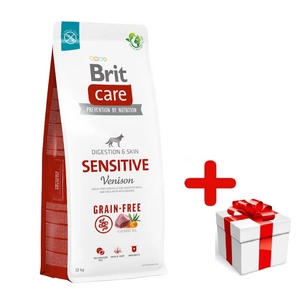BRIT CARE Grain-free Sensitive Venison 12kg + barība suņiem