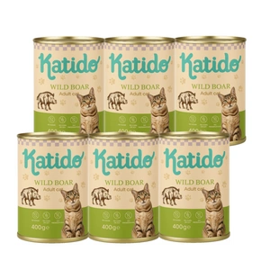 Katido Mitrā kaķu barība Wild Boar 400g