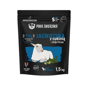 Paka Zwierzaka - Sausā barība SH Jēra gaļa ar kabačiem "S" 1.5kg