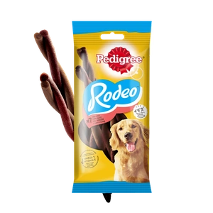 PEDIGREE® Rodeo™ 123g - kārums pieaugušiem suņiem, ar liellopu gaļu