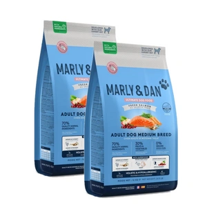 Marly & Dan Adult Dog Medium Breed Fresh Salmon Holistic & Hypoallergenic 12kg sausā barība