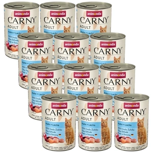 ANIMONDA Cat Carny Adult garša: vistas un laša 400g