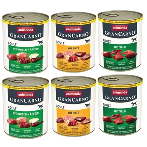 ANIMONDA GranCarno Pieaugušo suņu garša: cūkgaļa + tītara 800g