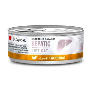 Disugual Veterinārais kaķu barība HEPATIC tītars (pieaugušajiem) 85g