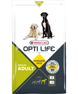 VERSELE-LAGA Opti Life Adult Maxi 12,5kg - ar vistas gaļu - lielām šķirnēm