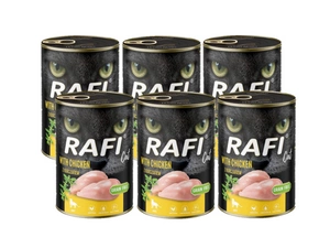 RAFI Cat Adult ar vistas gaļu 400g