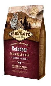 CARNILOVE Cat ziemeļbriedis Energy & Outdoor 6kg