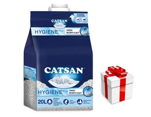 CATSAN Hygiene Plus 20l - dabīgs kaķu pakaišs