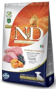 FARMINA N&D PUMPKIN Mini PUPPY Lamb Pumpkin Grain Free Blueberry Natural & Delicious 7kg