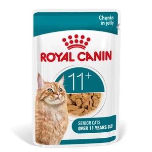 ROYAL CANIN mitrā kaķu barība, Senior Ageing 11+, želejas 12x85g