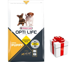 VERSELE-LAGA Opti Life Puppy Mini 2,5 kg - ar vistu - maziem kucēniem