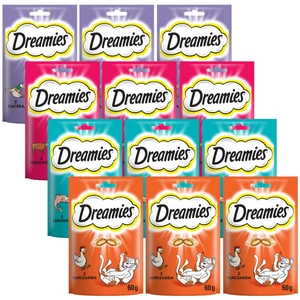 DREAMIES 12x60g kaķu našķi Garšu maisījums