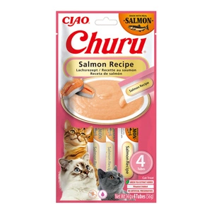 INABA CAT CHURU laša recepte 4x14g