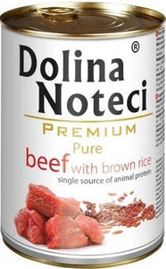 Dolina Noteci Premium Pure liellopu gaļa ar brūnajiem rīsiem 400g x12
