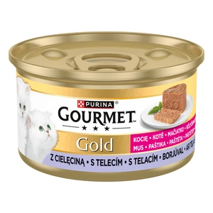 Purina Gourmet Gold Kitten putas ar teļa gaļu 85g