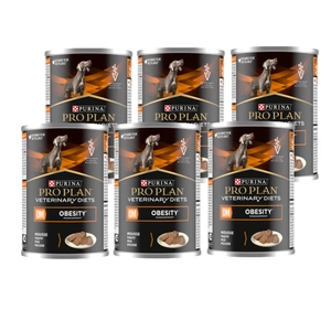 PURINA Veterinary PVD OM Aptaukošanās novēršana 6x400g kārba