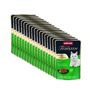 ANIMONDA Cat Vom Feinsten Adult Rabbit + vistas fileja 85g paciņa