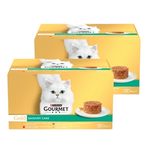 Purina Gourmet Gold kaķu barība Savoury Cake 48 x 85 g