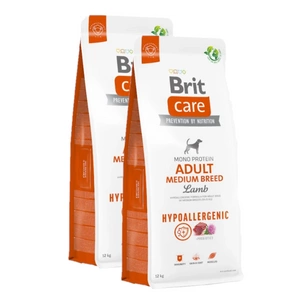 BRIT CARE Dog Hypoallergenic Adult Medium Breed Lamb 12kg