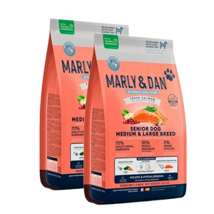 Marly & Dan Senior Dog Medium & Large Breed Fresh Salmon Holistic & Hypoallergenic 3kg sausa barība