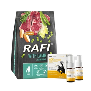 DOLINA NOTECI Rafi Junior sausā barība suņiem ar jēra gaļu 3kg