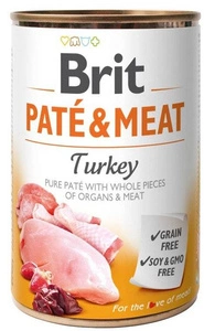 BRIT PATE &amp; MEAT TURĶIJA 400g